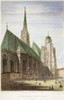 Vienna: St Stephen'S, 1822. /Nst Stephen'S Cathedral, Vienna, Austria. Steel Engraving, English, 1822, After A Drawing By Robert Batty. Poster Print by Granger Collection - Item # VARGRC0007897