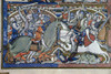 David & Syrians. /Ndavid Attacking The Syrians And Slaying Shobach, Their Captain (2 Samuel 10:15-18.) Illuminated Manuscript, French, From The Morgan Picture Bible, C1250. Poster Print by Granger Collection - Item # VARGRC0025477