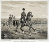 Franz Sigel (1824-1902). /Namerican (German-Born) Soldier And Editor. Major General Sigel On Horseback Leading Union Army Troops During The Civil War. Lithograph, C1862. Poster Print by Granger Collection - Item # VARGRC0130746