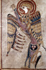 Book Of Kells: Saint Mark. /Nst Mark'S Symbol. Folio 27V Detail. Hiberno-Saxon Manuscript, C800 A.D. Poster Print by Granger Collection - Item # VARGRC0019357