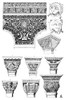 Byzantine Ornament. /Nbyzantine Columns And Capitals. Decorative Engravings. Poster Print by Granger Collection - Item # VARGRC0075131