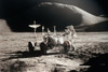 Apollo 15, 1971. /Njim Irwin Standing By The Lunar Rover, Mount Hadley In The Background. Poster Print by Granger Collection - Item # VARGRC0054276