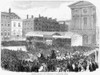 England: Election, 1865. /N'Finsbury Election: The Nomination On Clerkenwell Green.' Engraving, 1865. Poster Print by Granger Collection - Item # VARGRC0264575