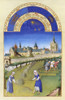 Book Of Hours: June. /Nmowing, Raking, And Stacking Hay On The Outskirts Of Paris In June. Illumination From The 15Th Century Manuscript Of The 'Tres Riches Heures' Of Jean, Duke Of Berry. Poster Print by Granger Collection - Item # VARGRC0011823