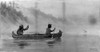 Verner: Canoe On River. /Ntwo Native Americans Paddling A Canoe In The Canadian Wilderness. Graphite And Watercolor On Paper, 1899, By Frederick Arthur Verner. Poster Print by Granger Collection - Item # VARGRC0173018