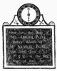 Gravestone: 18Th Century. /Nrubbing From An 18Th Century New England Gravestone. Poster Print by Granger Collection - Item # VARGRC0076859