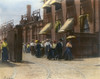 Women Leaving Work, 1895. /Nwomen Workers Leaving A Lynn, Massachusetts, Shoe Factory For The Day. Oil Over A Photograph, 1895, By Frances Benjamin Johnston. Poster Print by Granger Collection - Item # VARGRC0038081