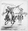 Remington: Cowboy Fun. /N'Cowboy Fun.' Wood Engraving, 1888, After A Drawing By Frederic Remington (1861-1908). Poster Print by Granger Collection - Item # VARGRC0003181 Remington: Cowboy Fun. /N'Cowboy Fun.' Wood Engraving, 1888, After A Drawing By Frederic Remington (1861-1908). Poster Print by Granger Collection - Item # VARGRC0003181
