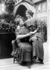 Helen Adams Keller /N(1880-1968). American Author And Lecturer. Keller (Right) With Her Teacher Anne Sullivan Macy (1866-1936). Photograph, C1910. Poster Print by Granger Collection - Item # VARGRC0108286