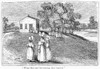 Schoolhouse, 1866. /Nscene Outside An American One-Room Schoolhouse. Wood Engraving, 1866. Poster Print by Granger Collection - Item # VARGRC0092828