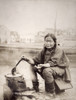 Alaska: Eskimo Woman, 1904. /Nan Eskimo Woman Cooking Out Of Doors In Alaska. Photographed In 1904. Poster Print by Granger Collection - Item # VARGRC0039885