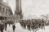 Wwi: Ostend, C1914. /Nbritish Royal Marines Marching Through Ostend, Belgium. Photograph, C1914. Poster Print by Granger Collection - Item # VARGRC0370488