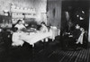 Home Industry, C1911. /Na Family Shelling Nuts While The Father Sits Idly, In A New York City Tenement. Photograph By Lewis Hine, C1911. Poster Print by Granger Collection - Item # VARGRC0117569