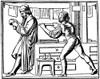Johann Gutenberg /N(1400?-1468). German Printer. Gutenberg Examining A Proof. Engraved After A Bas-Relief On The Pedestal Of The Gutenberg Monument At Mainz, Germany. Poster Print by Granger Collection - Item # VARGRC0053542