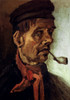 Van Gogh: Peasant, 1884. /Nhead Of A Peasant With A Pipe. Canvas, November 1884, By Vincent Van Gogh. Poster Print by Granger Collection - Item # VARGRC0026915