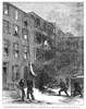 New York: Tenement Fire. /Na Tenement House Fire On Second Avenue, New York City. Wood Engraving, American, 1868. Poster Print by Granger Collection - Item # VARGRC0370023