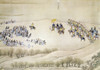 China: Inspection Tour. /Nk'Ang Hsi, Ch'Ing Emperor Of China (1661-1722), On An Inspection Tour In The South. Painted Silk Scroll, 1689. Poster Print by Granger Collection - Item # VARGRC0120635