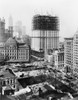 Woolworth Building, 1912. /Npartially Constructed Lower Section Of The Woolworth Building Amidst Smaller Buildings, New York City. Photograph, C1912. Poster Print by Granger Collection - Item # VARGRC0109594