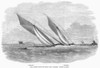 Yacht Race, 1854. /Nthe Royal Thames Yacht Club Race Between 'Phantom' And 'Thought.' Wood Engraving, 1854. Poster Print by Granger Collection - Item # VARGRC0098065