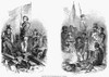 France: Revolution Of 1848. /N'Sketches From The Barricades.' Wood Engraving From A Contemporary English Newspaper. Poster Print by Granger Collection - Item # VARGRC0056519