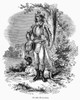 Falconer, 16Th Century. /Nan English Falconer Of The 16Th Century. Wood Engraving. Poster Print by Granger Collection - Item # VARGRC0101322