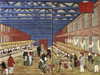 Japan: Silk Factory. /Nsilk Reeling Factory With Women Workers In Tomioka, Japan. Woodblock Print, Triptych, C1875, By Ichiyosai Kuniteru. Poster Print by Granger Collection - Item # VARGRC0103468