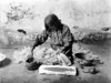 Zuni Potter, C1903. /Na Zuni Woman Kneeling On An Animal Skin, Forming Pottery. Photograph By Edward Curtis, C1903. Poster Print by Granger Collection - Item # VARGRC0113862