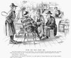 Country Store, 1894. /Ntownsfolk Gathered Around The Woodstove Of A Country Store. Cartoon From An American Magazine, 1894. Poster Print by Granger Collection - Item # VARGRC0030908