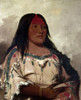 Catlin: Crystal Stone, 1832. /Neeh-Nis-Kim, Crystal Stone, Wife Of The Chief Buffalo Bull'S Back Fat, Blackfoot Tribe. Oil On Canvas By George Catlin, C1832. Poster Print by Granger Collection - Item # VARGRC0102851