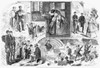 Civil War: News, 1862. /N'News From The War.' Engraving After Sketches Made By Winslow Homer, Of Union Army Soldiers And Family Members Receiving News Of The Progress Of The War, 1862. Poster Print by Granger Collection - Item # VARGRC0267553
