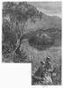 Scotland: Loch Katrine. /Nview Of Ellen'S Isle On Loch Katrine In The Scottish Highlands. Wood Engraving, C1875. Poster Print by Granger Collection - Item # VARGRC0094869