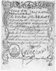 Massachusetts Banknote. /Nthirty-Six Shilling Paper Bill Of 1775, Engraved By Paul Revere. Poster Print by Granger Collection - Item # VARGRC0076218