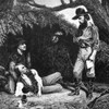 Robert O'Hara Burke /N(1820-1861). Irish Explorer In Australia. John King, William John Wills, And Burke At Cooper'S Creek In Queensland, Australia. Steel Engraving, 19Th Century. Poster Print by Granger Collection - Item # VARGRC0028816