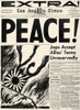 World War Ii: V-J Day, 1945. /Nfront Page Of The 'Los Angeles Times,' 15 August 1945, Announcing The Surrender Of Japan And The End For World War Ii. Poster Print by Granger Collection - Item # VARGRC0124308