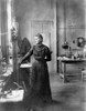 Marie Curie (1867-1934). /Nmarie Sklodowska Curie. French (Polish-Born) Chemist. Photographed In Her Laboratory At The Sorbonne, Paris, C1908. Poster Print by Granger Collection - Item # VARGRC0015200