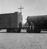 Railroad, 1937. /Nitinerant Men Riding Outside A Train Hauling Oil Tanks In Kingsbury, California.  Photograph By Dorothea Lange, 1938. Poster Print by Granger Collection - Item # VARGRC0526463