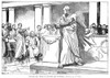 Roman Senate: Catiline. /Ncicero Denounces Catiline (C108-62 B.C.) In The Senate. Line Engraving, 19Th Century. Poster Print by Granger Collection - Item # VARGRC0065962