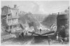 Lockport, New York, 1838. /Na Lock On The Erie Canal At Lockport, New York. Steel Engraving, 1838, After A Drawing By William Henry Bartlett (1809-1854). Poster Print by Granger Collection - Item # VARGRC0045213