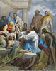 Dor_: Jesus Healing Sick. /Nmatthew 15:30. Color Engraving After Gustave Dor_. Poster Print by Granger Collection - Item # VARGRC0007331