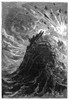 Verne: Journey. /N"The Fearful Explosion". Wood Engraving After A Drawing By Edouard Riou From A 19Th Century Edition Of Jules Verne'S "Journey To The Center Of The Earth". Poster Print by Granger Collection - Item # VARGRC0071633