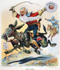 Free Silver Cartoon, 1896. /Namerican Cartoon By J.S. Pughe, 1896, Suggesting That The Western Free Silverites Had Captured Control Of The Democratic Party. Poster Print by Granger Collection - Item # VARGRC0062106