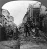 Sicily: Earthquake, C1909. /Nmen Clearing Away The Rubble On Route To Catane, Messina, Italy, Following The Earthquake Of 28 December 1908. Stereograph, C1909. Poster Print by Granger Collection - Item # VARGRC0119579