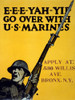 Wwi: Poster, 1917. /N'E-E-E-Yah-Yip Go Over With U.S. Marines.' Lithograph By Charles Buckley Falls, 1917. Poster Print by Granger Collection - Item # VARGRC0354439