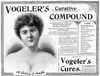 Ad: Patent Medicine. /Nadvertisement For Vogeler'S Curative Compound. Line Engraving, American, 1897. Poster Print by Granger Collection - Item # VARGRC0096195