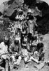 Paiute Group, C1873. /Ngroup Of Paiute Men Wearing Fake Headdresses. Photographed At Kaibab, Arizona By John K. Hillers, 1873. Poster Print by Granger Collection - Item # VARGRC0114434