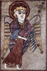 Book Of Kells: St. Matthew. /Nst Matthew'S Symbol, Folio 27V Detail. Hiberno-Saxon Manuscript, C800 Ad. Poster Print by Granger Collection - Item # VARGRC0019356