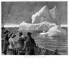 Iceberg, 1887. /Npassengers On Board A Steamship In The North Atlantic Observing An Iceberg, On Which An Unfortunate Polar Bear Has Been Stranded. Wood Engraving, English, 1887. Poster Print by Granger Collection - Item # VARGRC0354522