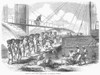 Jamaica: Female Stevedores. /N'Coaling A Royal Mail Steam-Packet At Kingston, Jamaica.' Wood Engraving From An English Newspaper Of 1865. Poster Print by Granger Collection - Item # VARGRC0088946