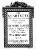 Mozart: String Quartets. /Ntitle Page Of Wolfgang Amadeus Mozart'S 'Six String Quartets' Dedicated To Joseph Haydn And Composed Between 1782 And 1785. Poster Print by Granger Collection - Item # VARGRC0034033