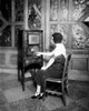 Radio, C1920. /Na Woman Listening To The Radio. Photograph, C1920. Poster Print by Granger Collection - Item # VARGRC0323179